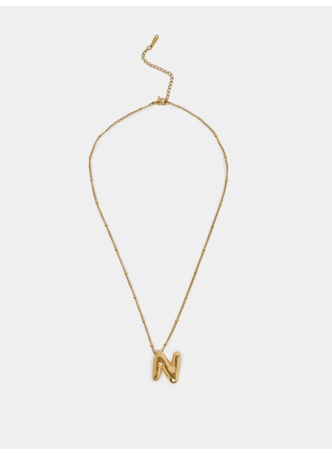 ستايلي Styli Initial N Pendant Necklace