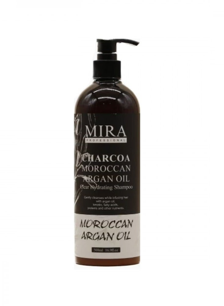 Mira Mira Charcoal Shampoo with Moroccan Argan Oil 500 ml