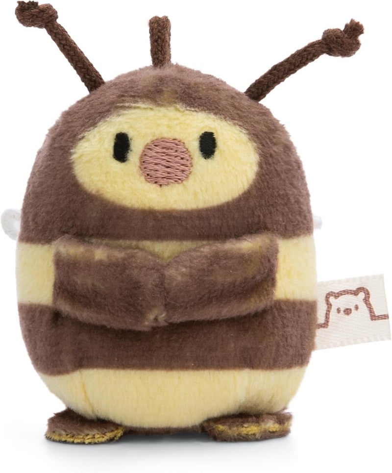 NICI Beenie Soft Toy Bee 5 cm Brown - Soft Plush Toy Cute Plush Toy for Cuddling and Playing, for Children and Adults - Great Gift Idea - Image 1