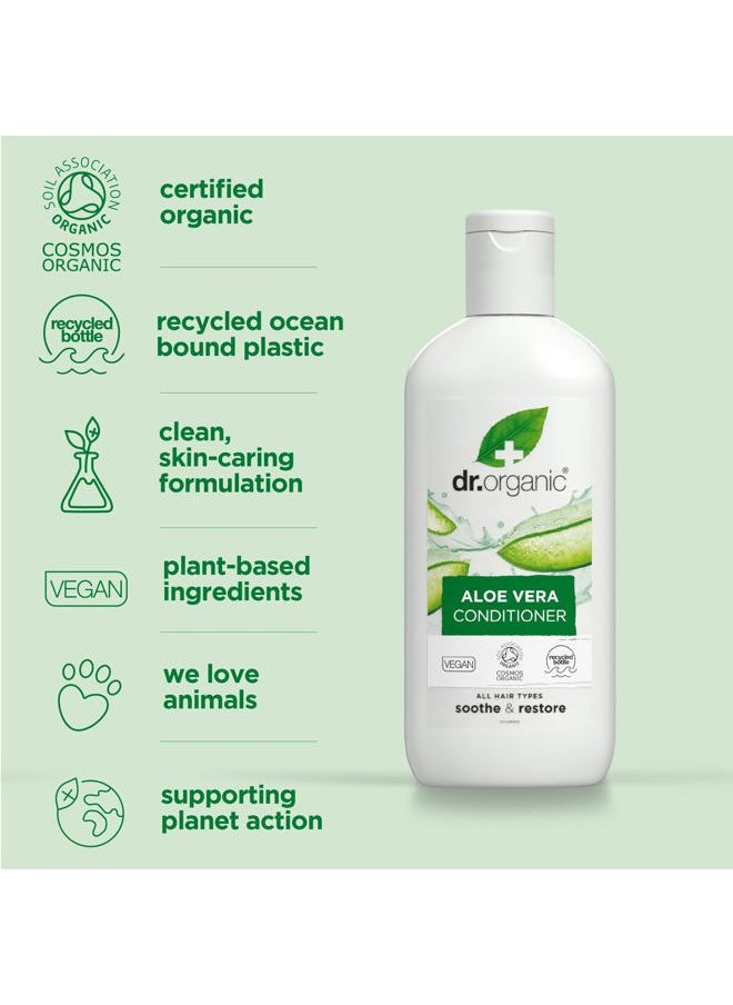 dr.organic Organic Doctor Aloe Vera, Conditioner, 9 Fluid Ounce  - Image 2