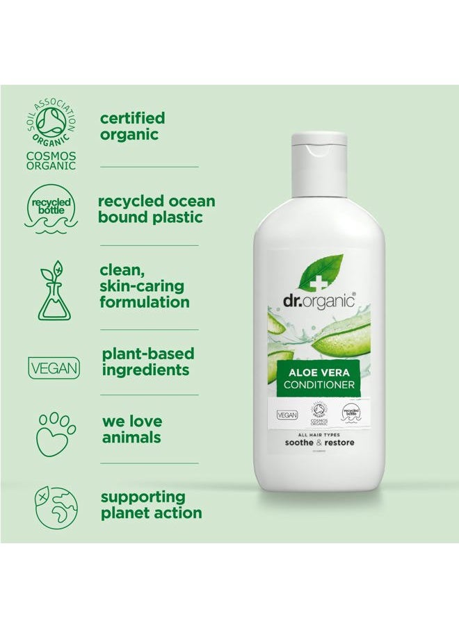 dr.organic Organic Doctor Aloe Vera, Conditioner, 9 Fluid Ounce  - Image 4