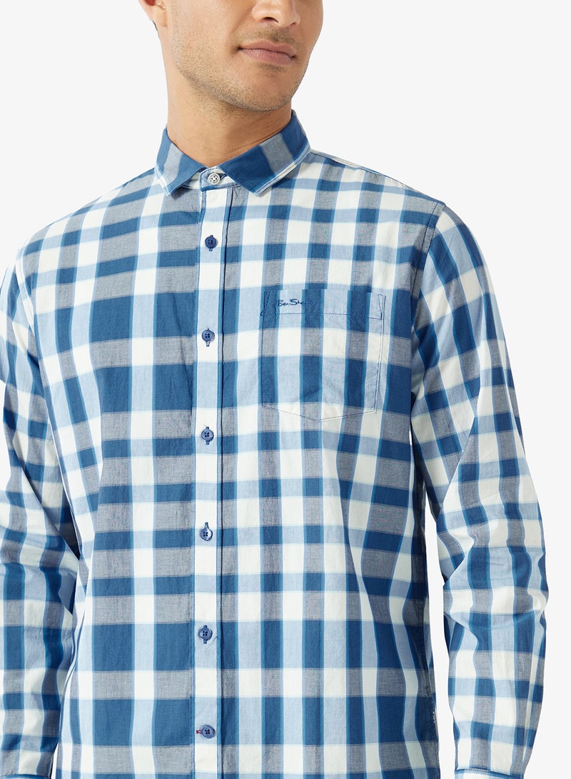 Ben Sherman Checked Long Sleeve Shirt - Image 3