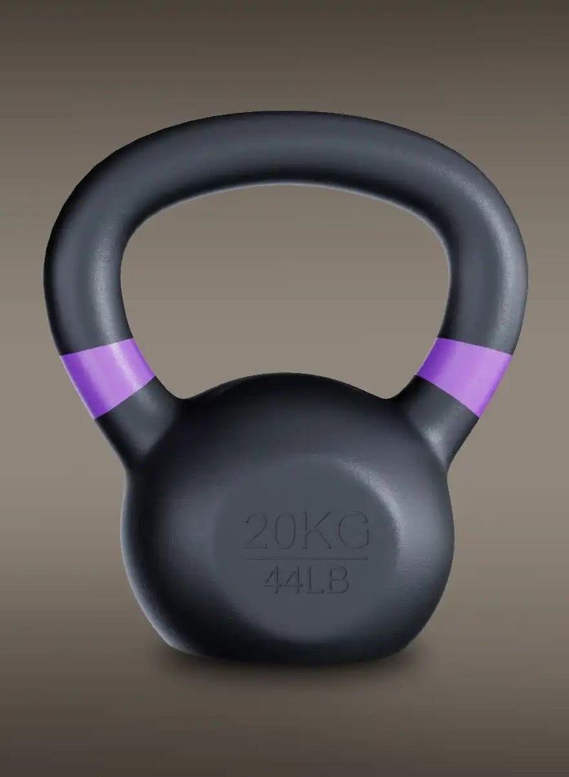 GRIT Powder Coated Cast Iron Kettlebell - 20 Kg - Image 1