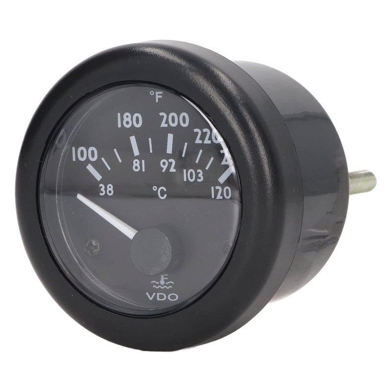 24V Wide Range High Accuracy Engine Water Temperature Gauge 2 Inch Meter - Image 4