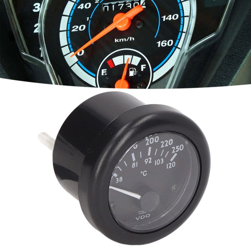 24V Wide Range High Accuracy Engine Water Temperature Gauge 2 Inch Meter - Image 3