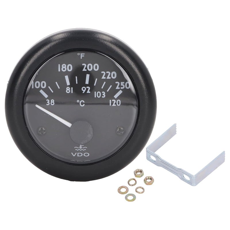 24V Wide Range High Accuracy Engine Water Temperature Gauge 2 Inch Meter - Image 1