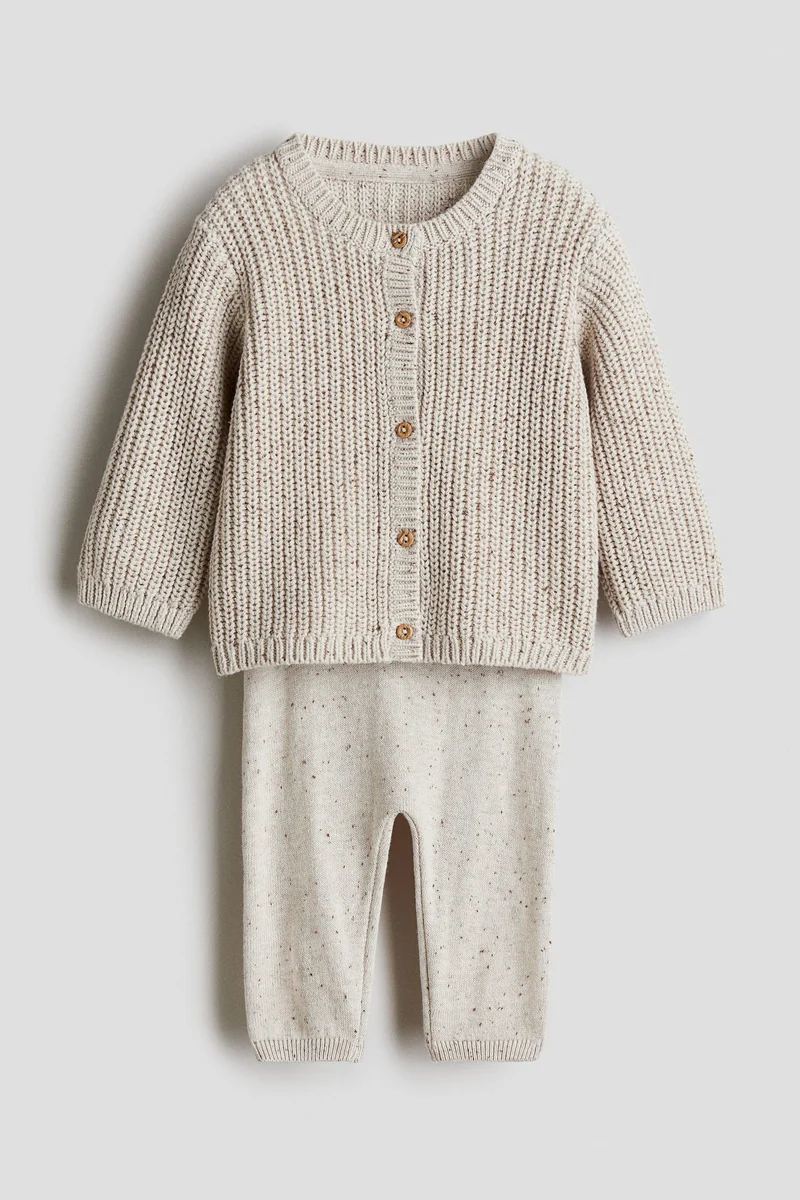 H&M 2-piece cotton-knit set