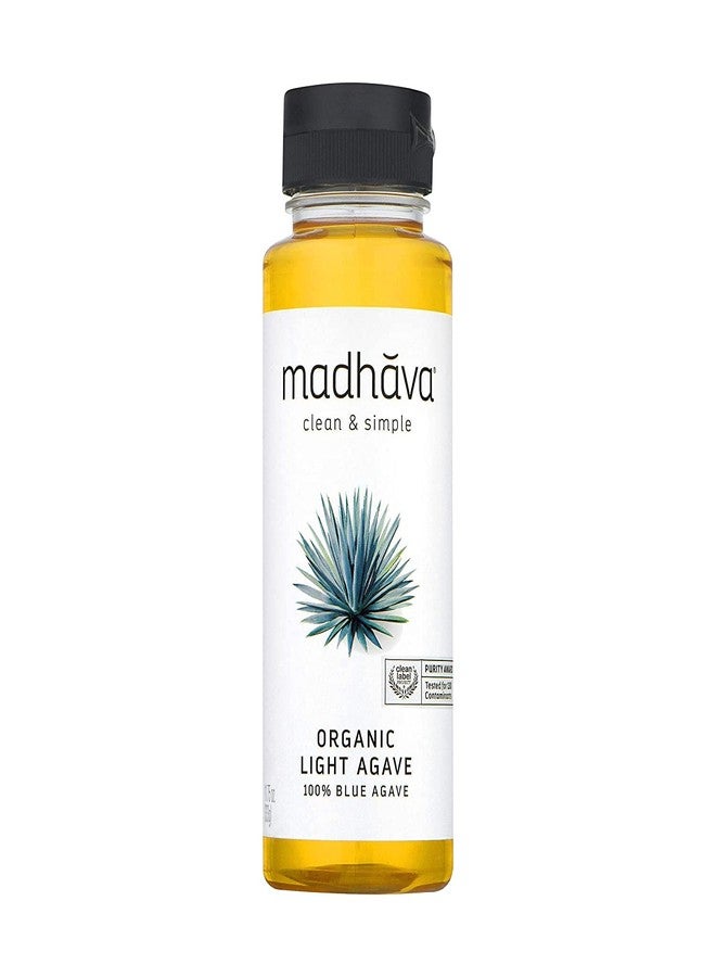 Madhava Organic, Golden Light Blue Agave, Neutral Mild Flavor, 11.75 oz - Image 1