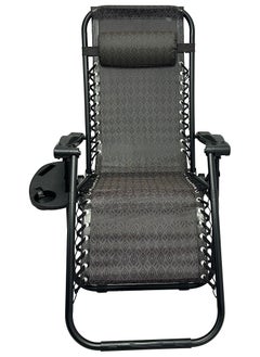 RENOVO 2 Piece Patio Chaise Lounges Chair gravity chair with adjustable backrest and footrest Sunlounger for Poolside Backyard and Beach  - Image 4