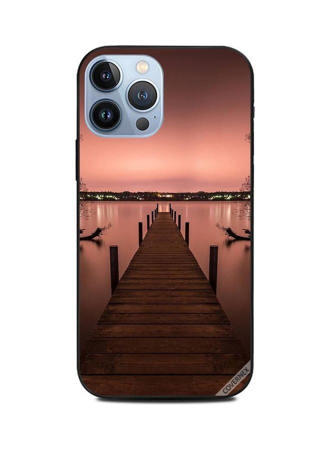 Covernex Apple iPhone 13 Pro Max Protective Case Cover Printed Featuring Pathway To Sea Evening DESIGN_1638 - Image 1