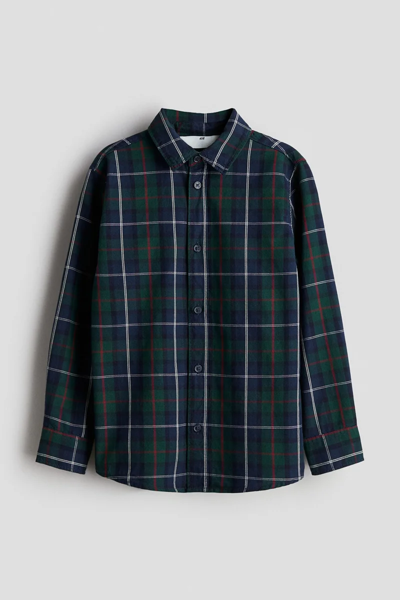 اتش اند ام قميص قطني