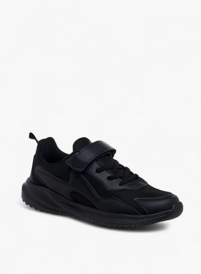 Oaklan by Shoexpress Panelled Sports Shoes with Hook and Loop Closure