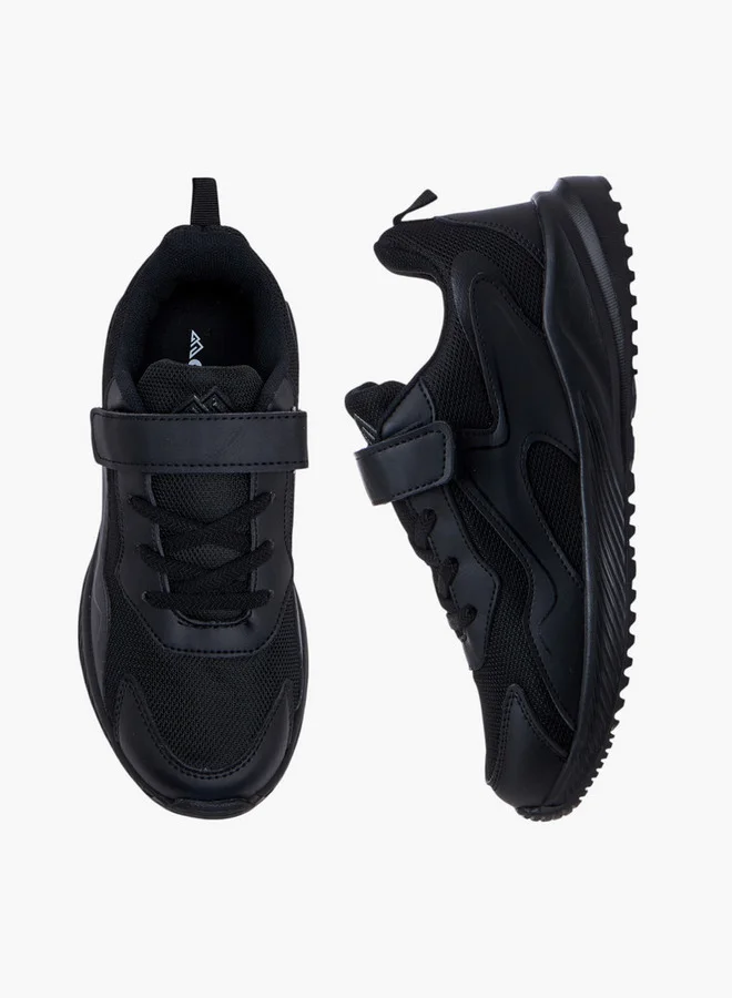 Oaklan by Shoexpress Panelled Sports Shoes with Hook and Loop Closure