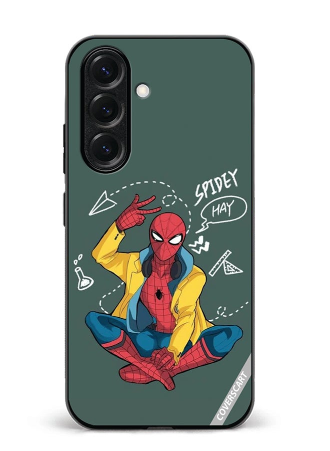 Protective Case Cover For Samsung Galaxy S25 Plus Spiderman Design Multicolour