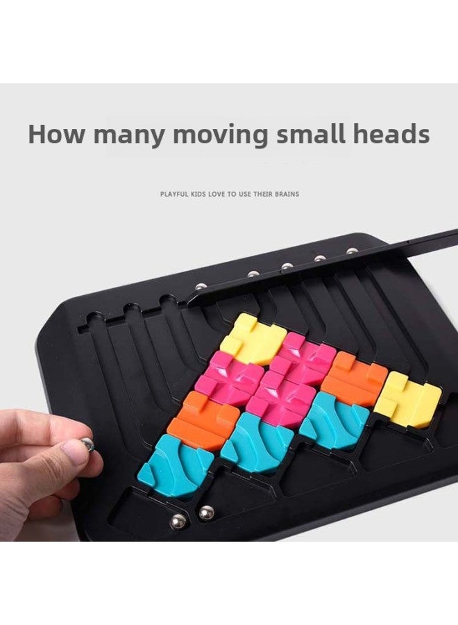 Pinball Ring Road Children's Thinking Toy Logical Thinking Training Early Education Puzzle Game Chess Board Game Toy-color:Marble Loop  - Image 3