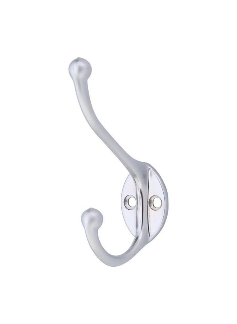 KNP KNP White Coated Hat and Coat Hook (10 Pcs) is a durable and stylish storage solution for organizing coats, hats, bags, and accessories. 