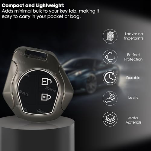 OTO2EYE Premium Metal Key Cover Compitable for Suzuki Swift | Ertiga | Wagonr | Celerio | Swift Dzire | Alto | Fronx | Breza | S Presso | Ignis 2 Button Remote Key - Image 2