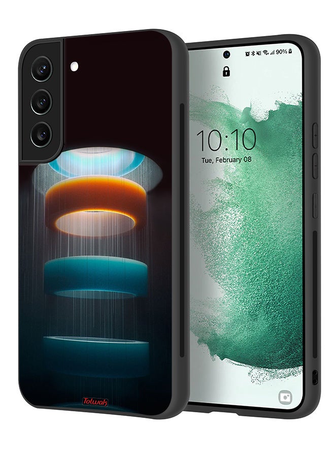 Tolwak غطاء حماية سامسونج جالكسي S21 5G بنمط فن حلقات - Image 1