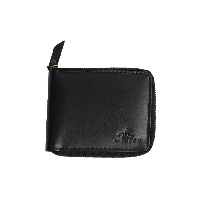 Credit Card Wallet (242), Zipper Card Cases Holder for Men Women, (black) - Image 1