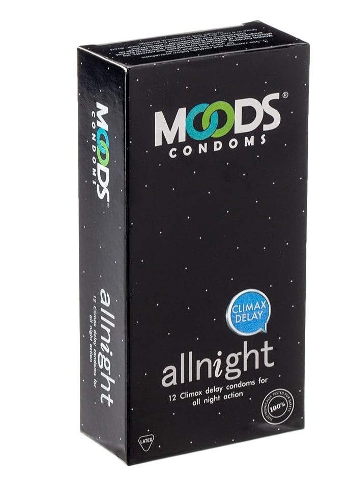 Moods All Night Climax Delay,12 condoms  - Image 1