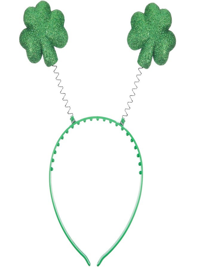 Bememo 8 Pieces St. Patrick's Day Headband Shamrock Clover and Hat Head Boppers - Image 2