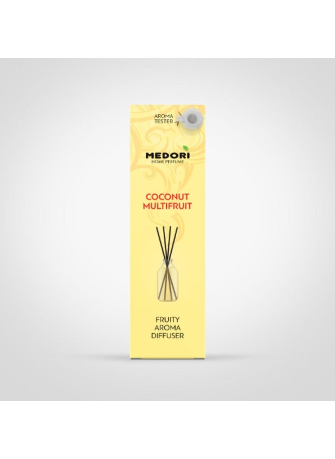 MEDORI - Diffusor with fiber sticks Coconut Multifruit - Image 1