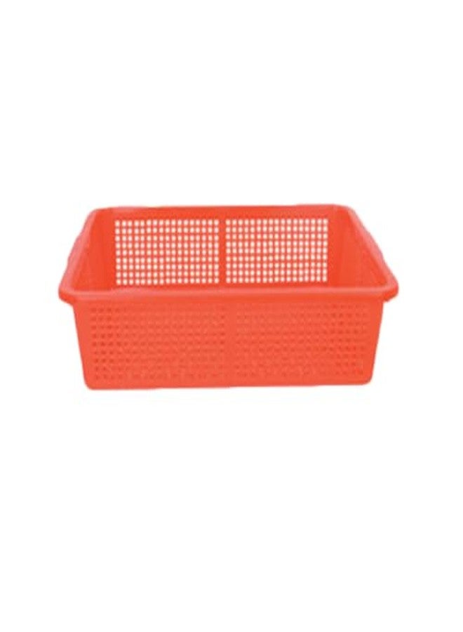 FSE PLFB005 Colander/Basket, 14-1/4" x 11-1/4", Rectangular, Perforated, Durable, Stackable, Plastic, specify Color - Image 2