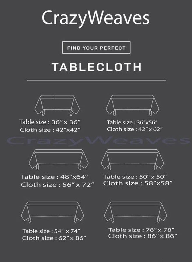 CRAZYWEAVES 100% Cotton Check Designed Dining Table Cloth for Dinning Table(62" x 86" 8 Seater) - Image 2