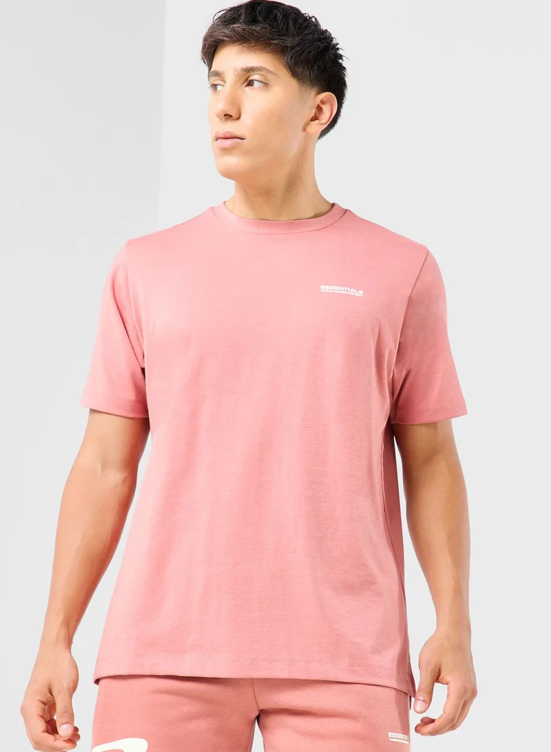 The Giving Movement Regular Logo Space Printed T-Shirt