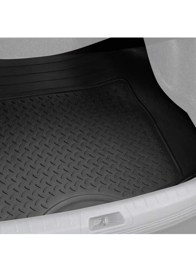 Realfrog Heavy Duty Car Cargo Liner Trunk Mat 138*112 cm, No-slip Car Back Floor Mat, All Weather Trunk Protection, Universal Fit Car Flooring, Trim To Fit & Durable Protection for Car Suv Sedan - Image 3