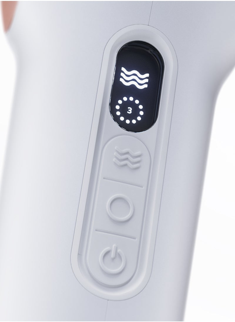 Therabody - TheraFace PRO - Handheld Facial Massage Device - Compact Electric Face and Skin Care Therapy Tool - 8-in-1 Treatment with Microcurrent and LED Light Therapy Rings for Ultimate Personal Beauty, White - Image 1