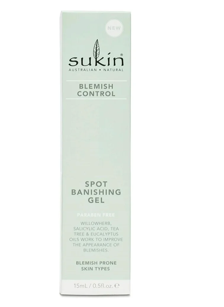 سوكين Sukin Blemish Control Spot Banishing Gel 15Ml