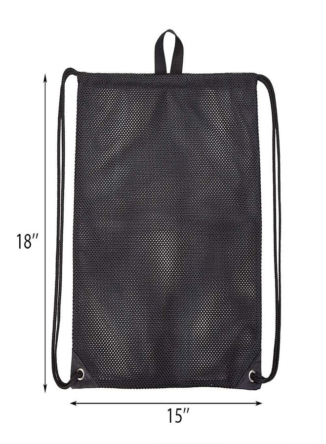 COVAX Heavy Duty Mesh Drawstring Bag, Sport Equipment Storage Bag for Beach, Swimming - Image 5