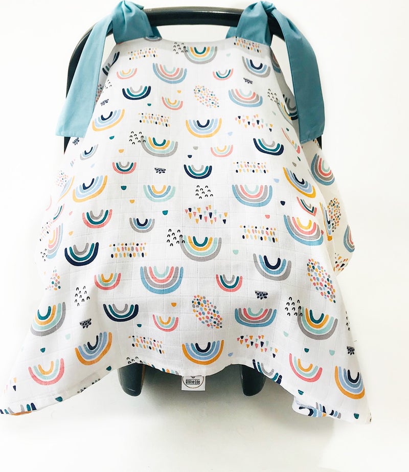 Atölye Eda Muslin Stroller Cover Cushion Pouch 3 Pieces - Image 4