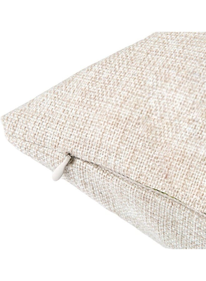 WOMHOPE Set of 4 Modern Vintage Geometric Decorative Throw Pillow Covers Pillow Cases Cushion Cases 18 x 18 Inch for Living Room Couch and Bed Blocks - Image 2