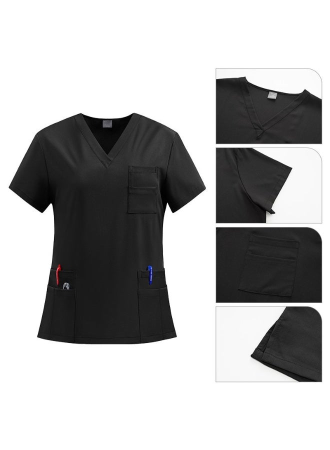 Joychic Womens Men Medical Scrubs Set Unisex Scrub Top and Scrub Pant Set Medical Uniform Scrubs Medical Uniform Set - Image 4