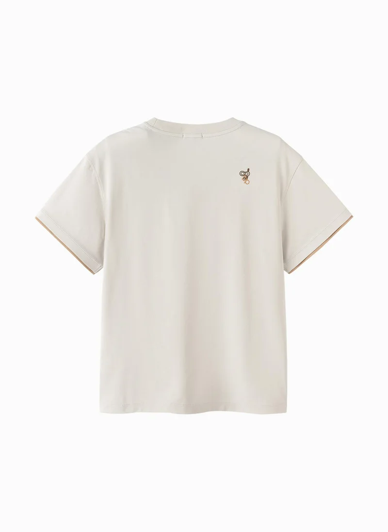 Balabala Kids Boys Round neck short-sleeved T-shirt