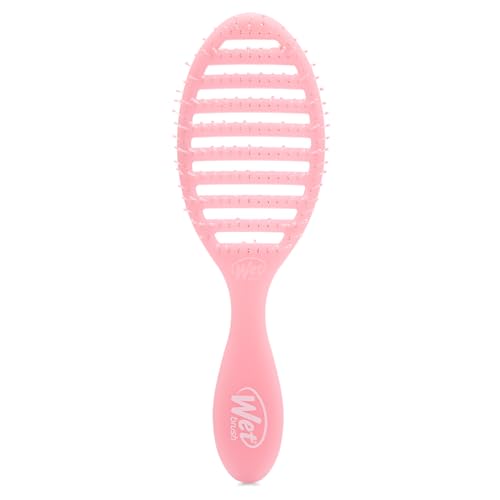 Wet Brush Speed Dry Hair Brush, Pink Drink (Summer Quencher) - Vented Design & Soft HeatFlex Bristles Are Blow Dry Safe - Ergonomic Handle Manages Tangles - Pain-Free Hair Accessories - Image 1