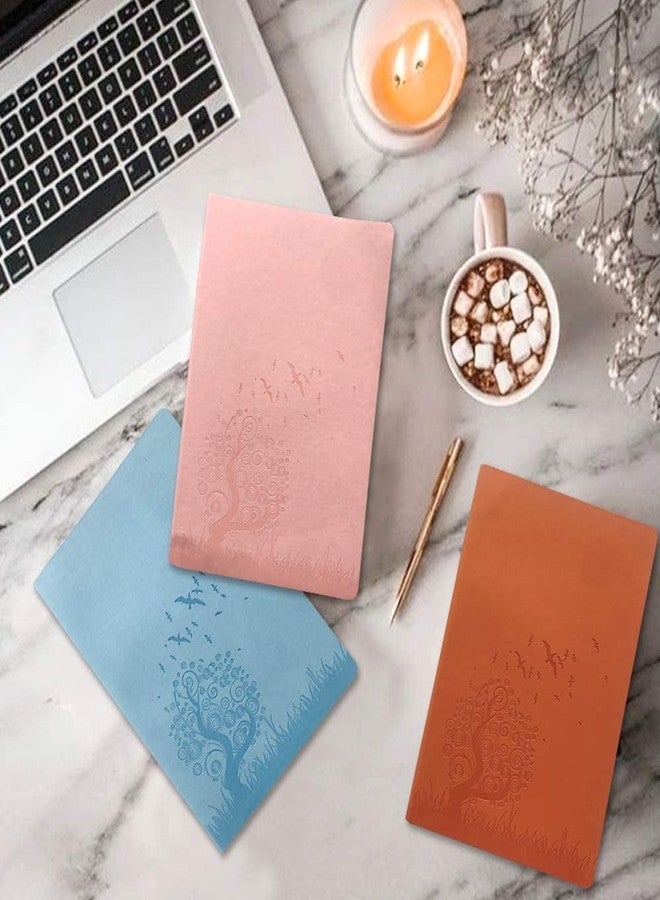 SINOBAND 4 Pieces Journals for Writing, A5 Paperback Colorful Notebooks, PU Leather Soft Cover, Lined Paper, Subject Notebooks for School and Office (Random Color) - Image 5