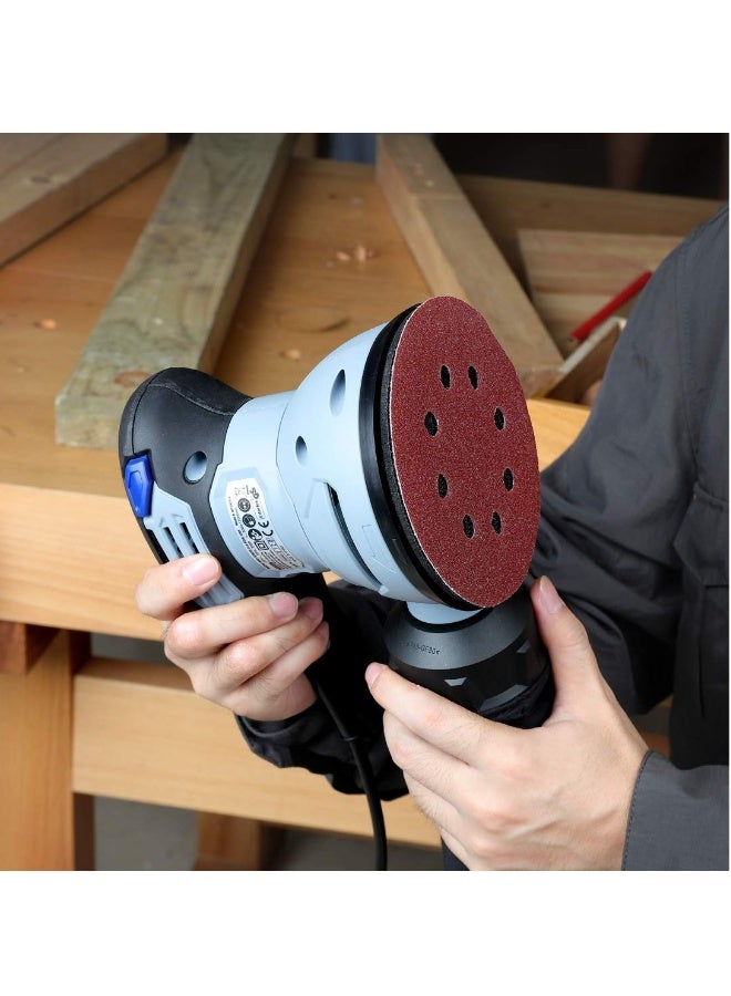150 piece Sanding Discs Set  5 Inch 8 Hole Sandpaper 10 Grades Include 60 80 100 120 150 180 240 320 400 600 Grits for Random Orbital Sander  Not for Oscillating Tools or Mouse Sander - Image 5