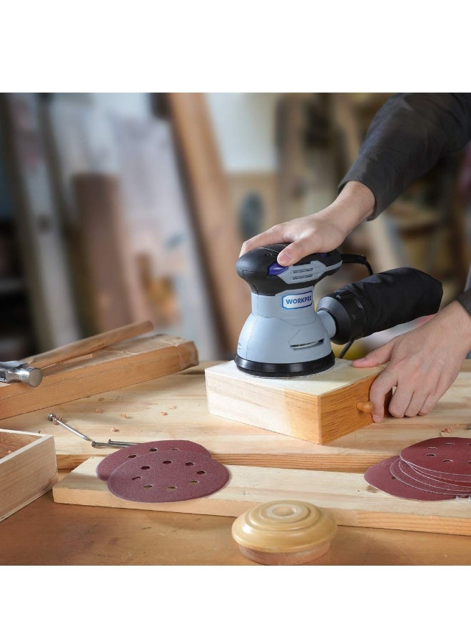 150 piece Sanding Discs Set  5 Inch 8 Hole Sandpaper 10 Grades Include 60 80 100 120 150 180 240 320 400 600 Grits for Random Orbital Sander  Not for Oscillating Tools or Mouse Sander - Image 4