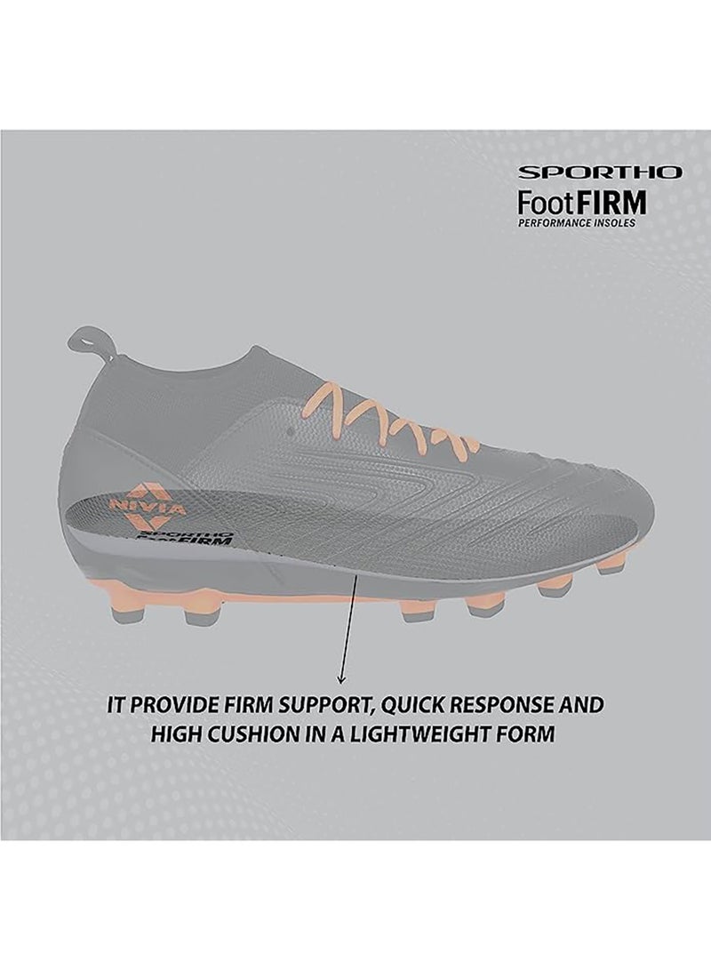 نيفيا أحذية كرة القدم كرين 2.0 | المادة: بولي يوريثين لدن بالحرارة | نعل مصبوب | الحد الأدنى من امتصاص الماء/مقاوم للماء | متين - Image 5