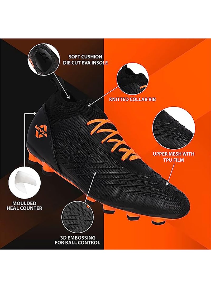 نيفيا أحذية كرة القدم كرين 2.0 | المادة: بولي يوريثين لدن بالحرارة | نعل مصبوب | الحد الأدنى من امتصاص الماء/مقاوم للماء | متين - Image 3