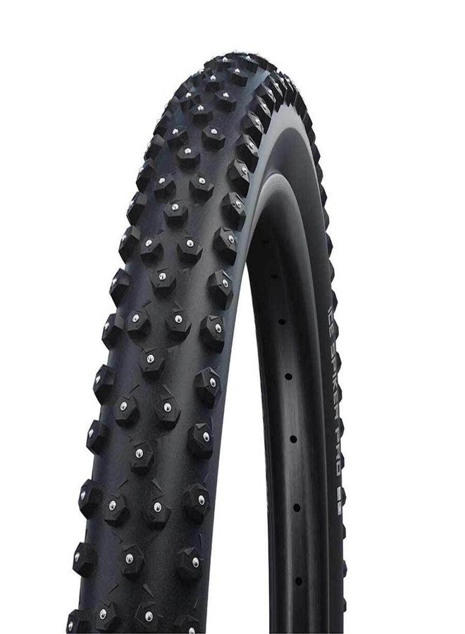 Schwalbe - Ice Spiker Pro Studded Winter Tubeless Folding Bike Tire | 27.5 x 2.6 | Performance Line, RaceGuard, Double Defense | 344 Aluminum Studs | Black - Image 1