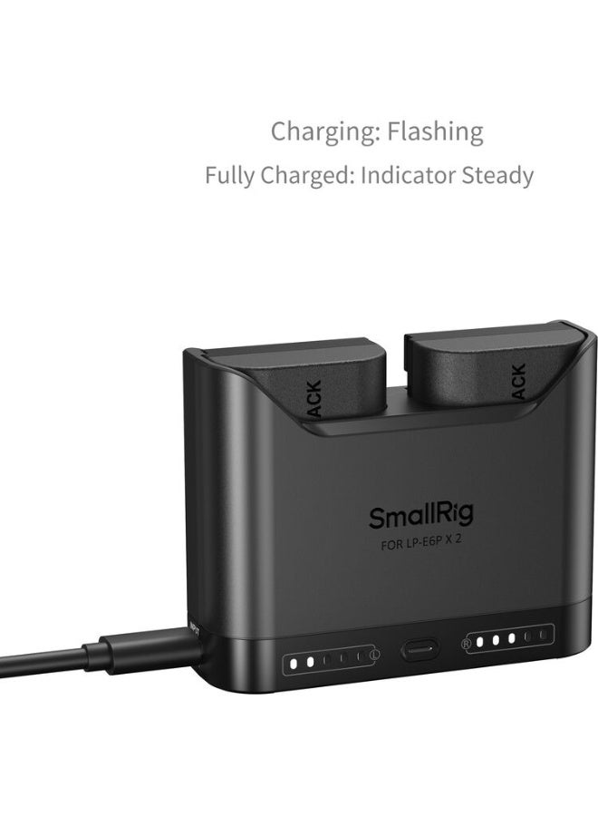 سمول ريج SmallRig (5485) LP-E6P Camera Battery Charger Kit - Image 4