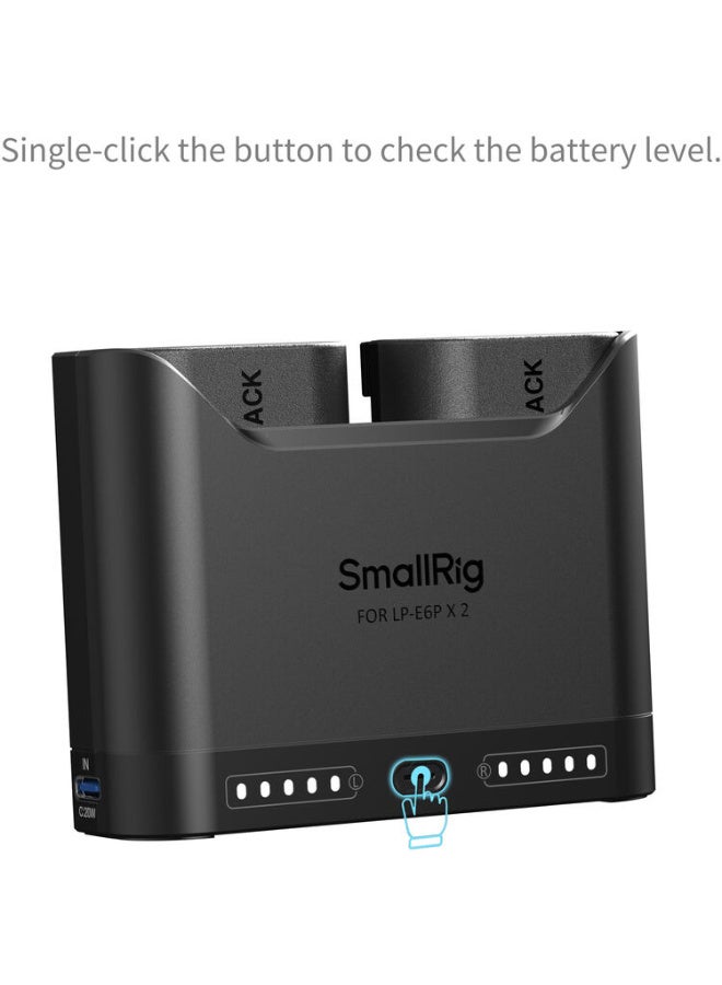 سمول ريج SmallRig (5485) LP-E6P Camera Battery Charger Kit - Image 5