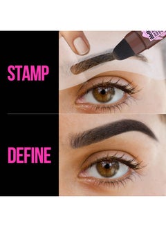 iMethod Eyebrow Stamp And Eyebrow Stencil Kit - For Perfect Eyebrow Makeup, Eyebrow Pomade, 20 Eye Brow Shaping Kit, Easy To Use, Long-Lasting, Brown  - Image 3