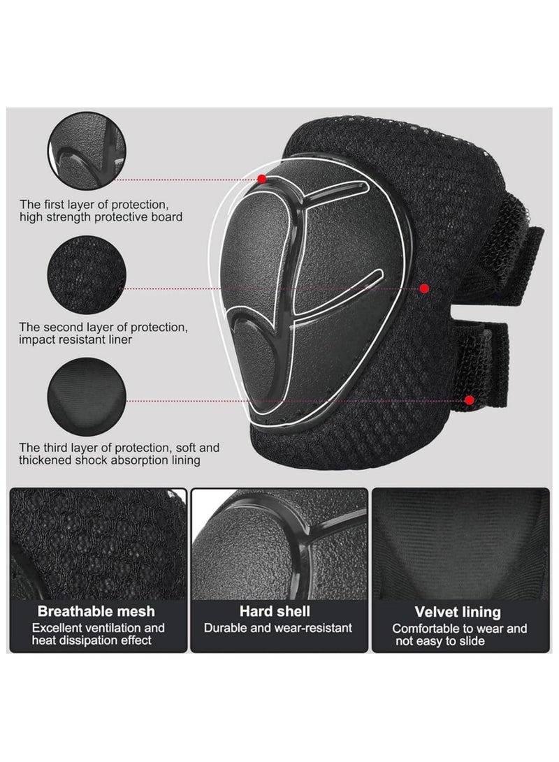 Soofam Kids Helmet And Pad Set, 7 In 1 Kids Bike Helmet Set, Adjustable Kids Helmet Elbow Pads Wrist Guards, Protective Gear Set For Scooter Skateboard Roller Skating Cycling - Image 4