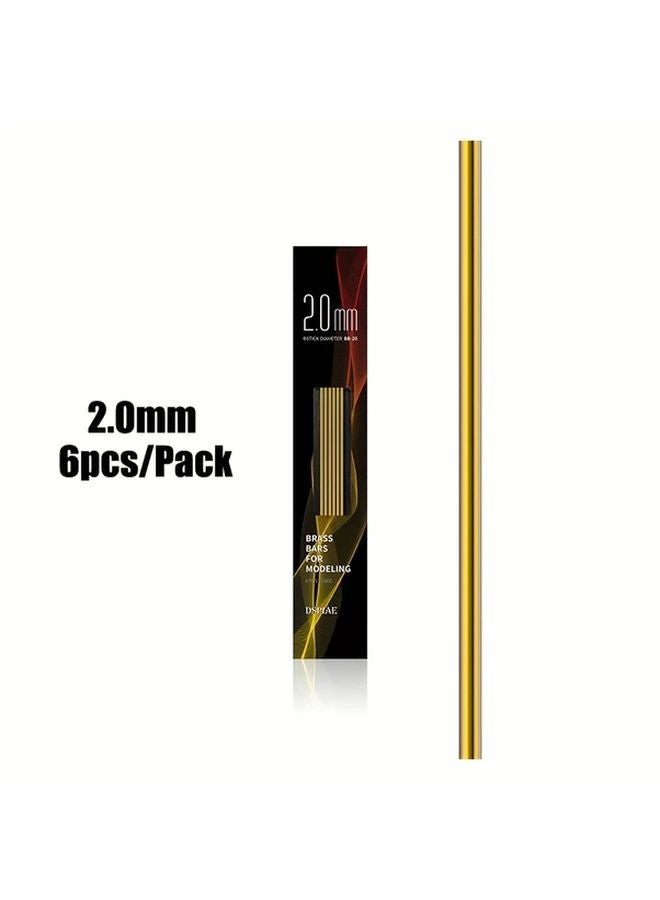 0 5mm Diameter 200mm Length Solid Brass Round Bar For Model Engineering - Image 2