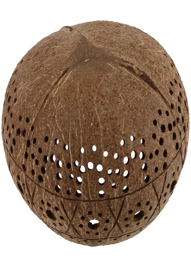 HAKZEON 4 PCS Coconut Shell Candle Holders, Coconut Shell Candles Bulk, Coconut Votive Holder, Tropical Decorative Candle Holders for Table, Tropical Decor - Image 4